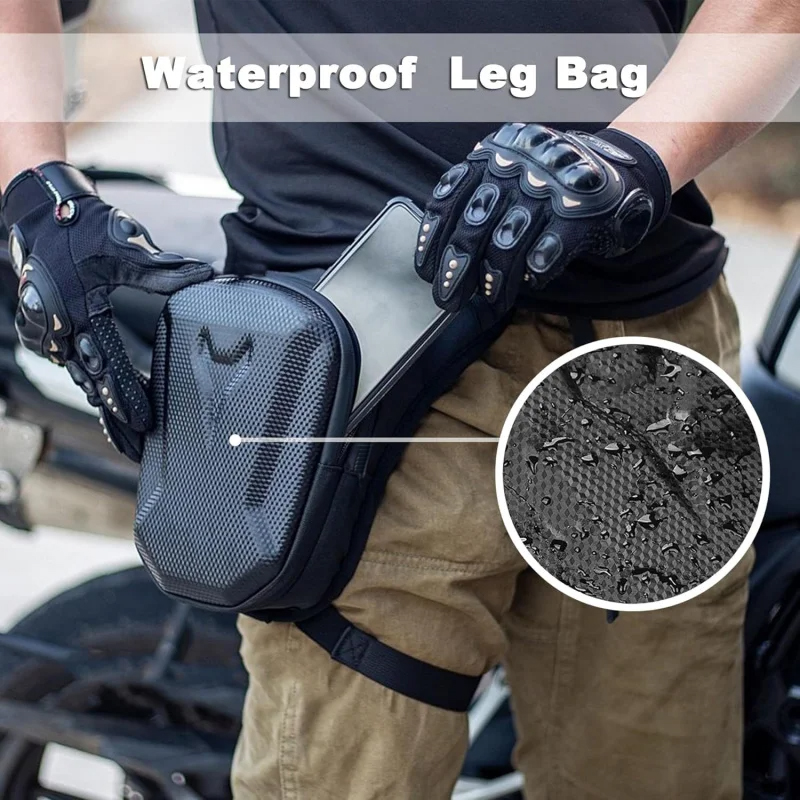 Motorcycle Gear Companies - Мотоциклетная сумка на бедро, водонепроницаемая поясная