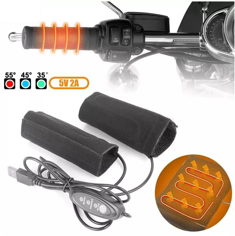 5 В 2 А мотоциклетные ручки с  – обзор и цена Handlebar Grip Heated